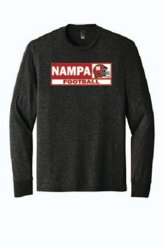 District ® Perfect Tri ® Long Sleeve Tee (Black Heather)