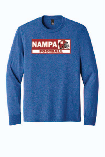 District ® Perfect Tri ® Long Sleeve Tee (Royal Heather)