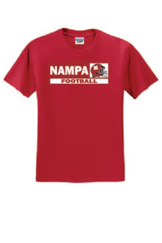 50/50 Gray T-shirt (RED)