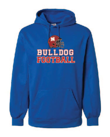 Badger PERF. FLEECE HOOD (Royal) Helmet logo
