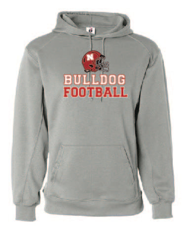 Badger PERF. FLEECE HOOD (gray) Helmet logo