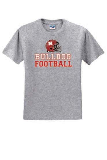 50/50 Gray T-shirt Helmet logo
