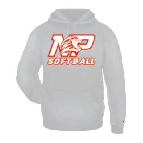 Badger 1454 Performance Hoodie (silver)