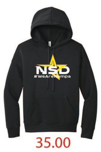 BELLA+CANVAS ® Unisex Sponge Fleece Pullover DTM Hoodie