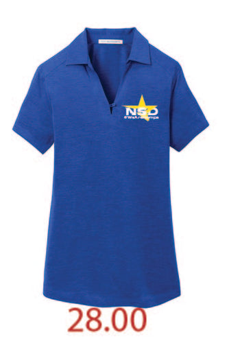 Copy of Port Authority® Ladies Digi Heather Performance Polo (Royal)