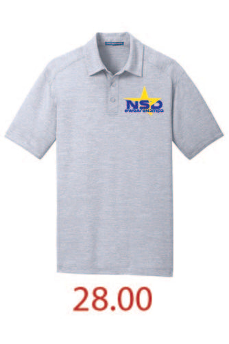 Copy of Port Authority® Digi Heather Performance Polo (Gray)