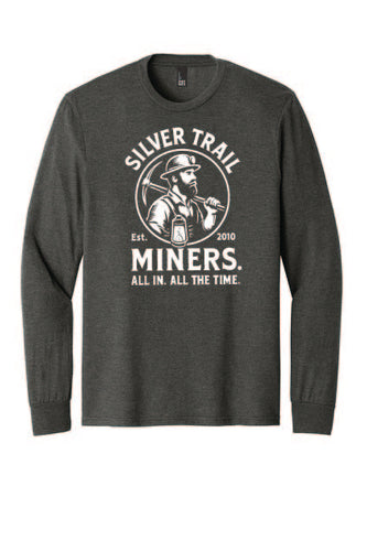 District® Perfect Tri® Long Sleeve Tee Charcoal