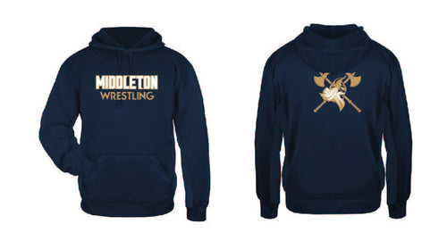 Badger 1454 Fleece Hood Navy