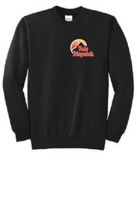 Vale Dispatch - Port & Company® Essential Fleece Crewneck Sweatshirt; Jet Black