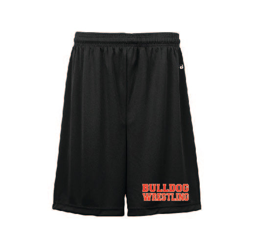 Badger 7 inch inseam 100% poly shorts