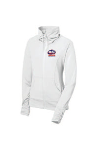 Sport-Tek® Ladies Sport-Wick® Stretch Full-Zip Jacket (White)