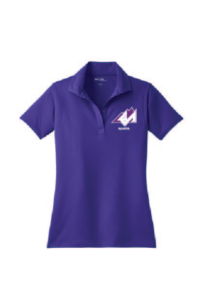Sport-Tek® Ladies Dry Zone® Raglan Accent Polo womens purple