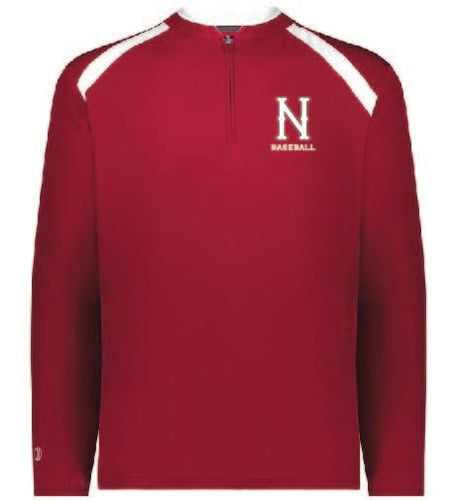 CLUBHOUSE PULLOVER EMBROIDERED -RED