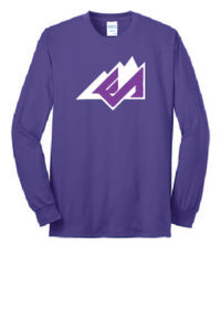 50/50 Long Sleeve T-shirt Purple)