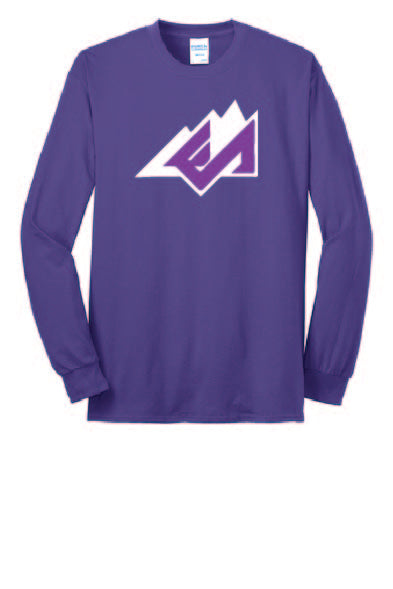 50/50 Long Sleeve T-shirt Purple)