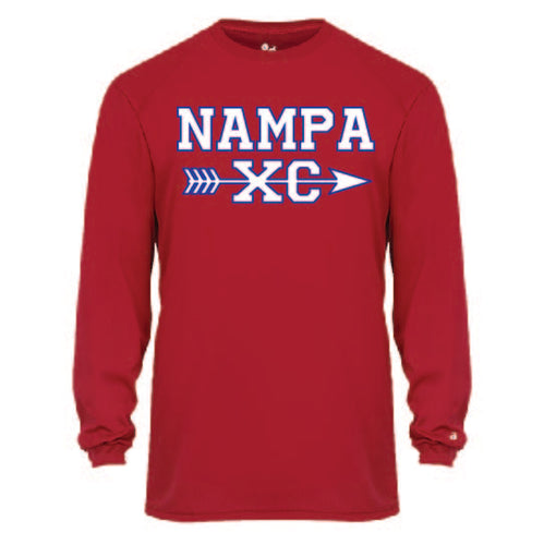 Badger 100% Poly Long sleeve T-Shirt