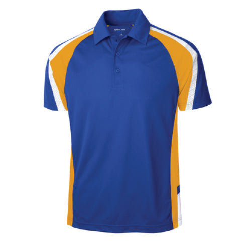 Tri color store polo shirt