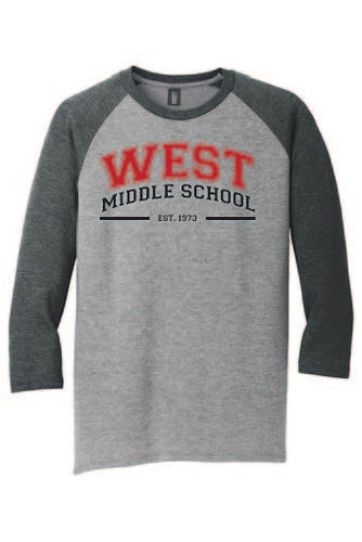District ® Perfect Tri ® 3/4-Sleeve Raglan